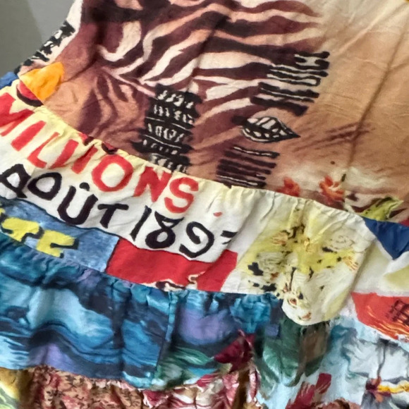 Jams World Vintage Tropical Patchwork Mini Skirt - Picture 3 of 8
